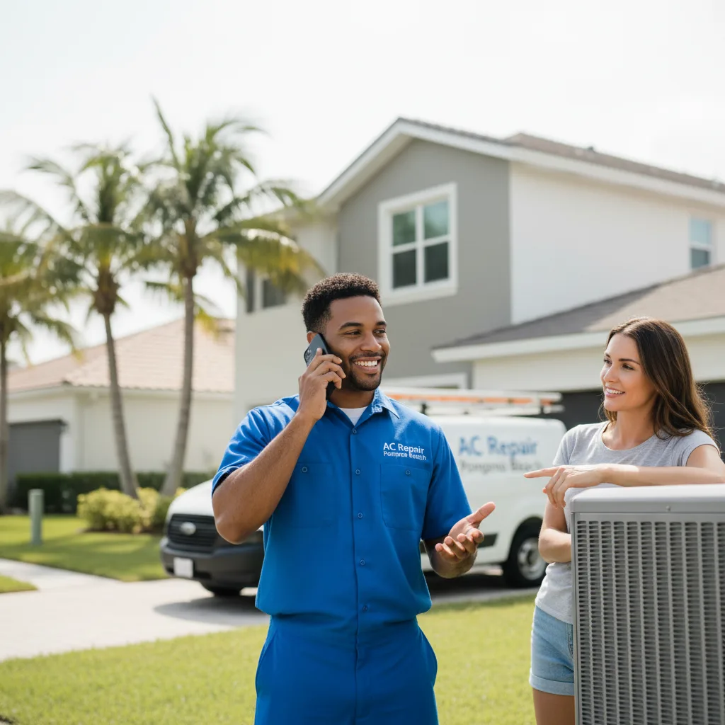 AC Repair Pompano Beach customer support in Lake Linden